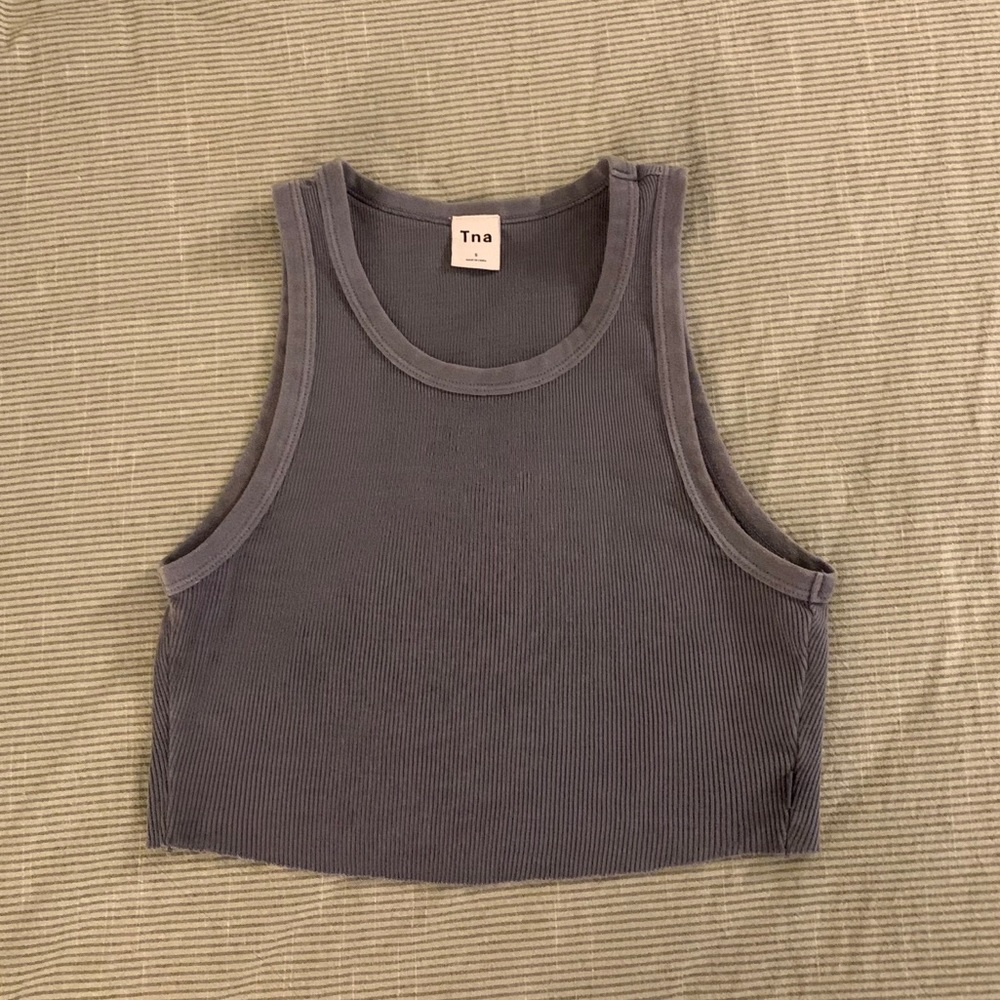 TNA Cropped Rib/ribbed Tank Top